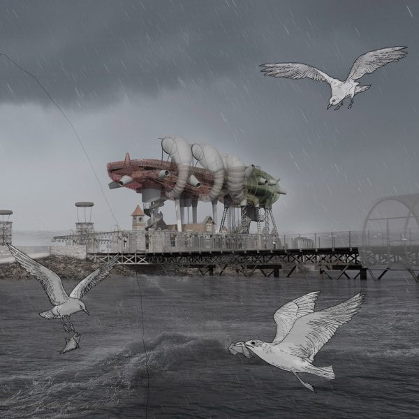 Render of pier