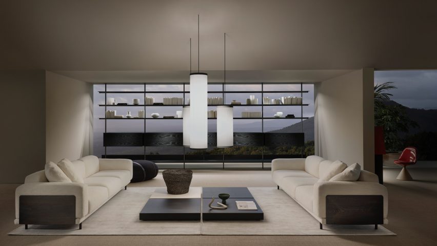 Photo of living room with Porro furniture