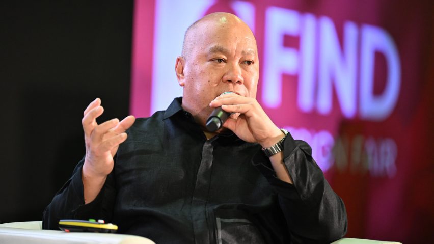 Photo of person speaking at FIND - Design Fair Asia