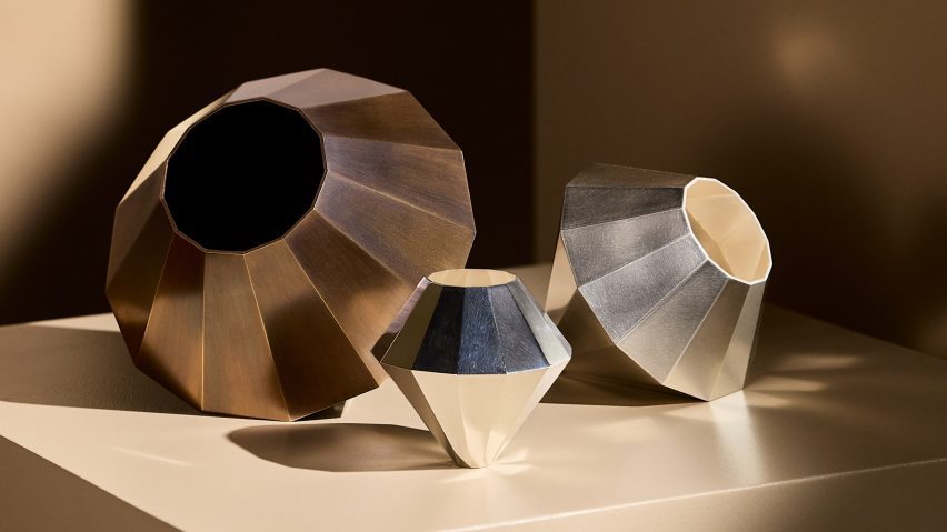 Photo of metal design objects