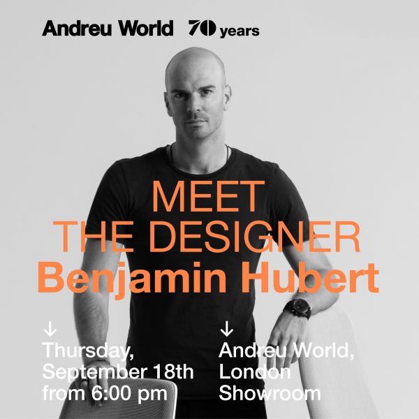 Graphic for Andreu World and Benjamin Hubert event