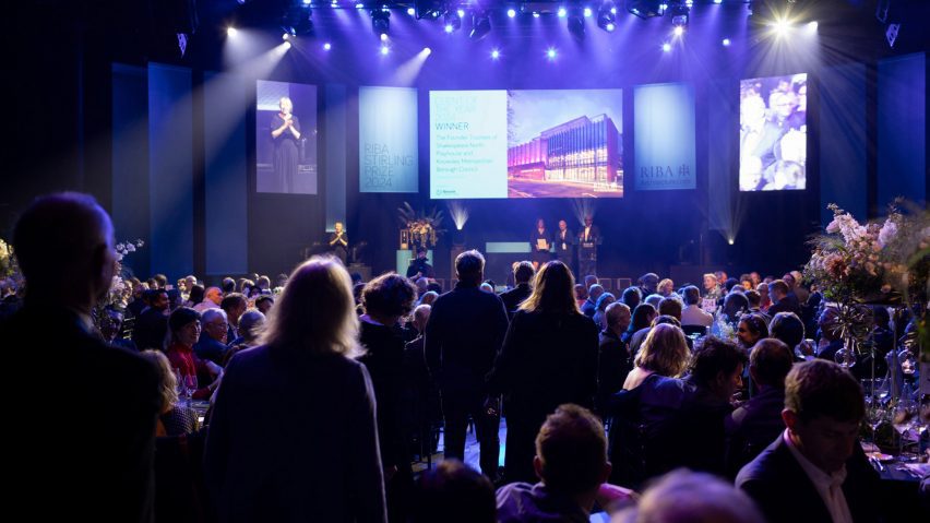 Photo of the Stirling Prize ceremony
