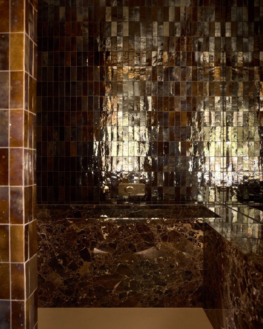 Moroccan zellige tiles