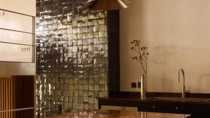Zellige tiles in Dutch home