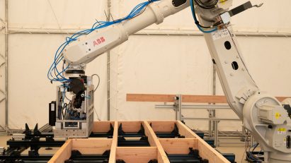 Cosmic/ABB robotics mobile factory
