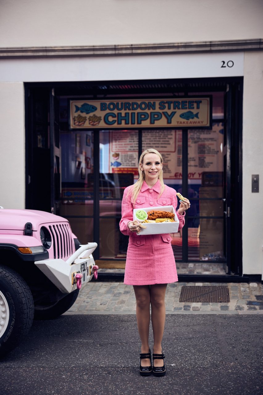 The Bourdon Street Chippy by Lucy Sparrow