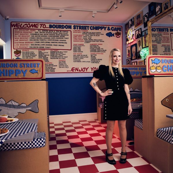 Bourdon Street Chippy by Lucy Sparrow