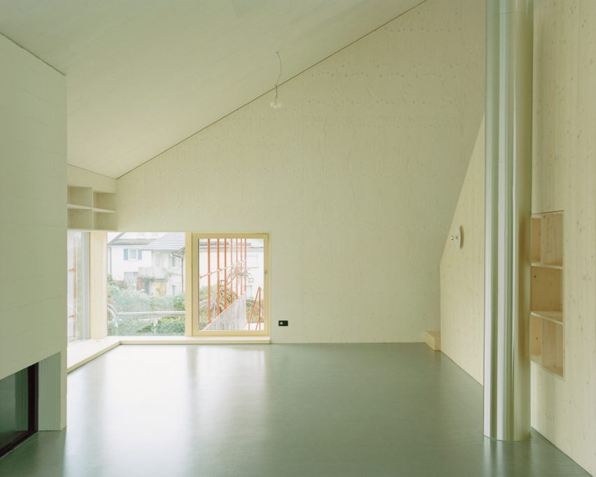 Living space inside home renovated by Dominic Spalt