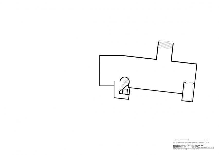 Plan of Rötiboden by Bruchner Bründler Architekten