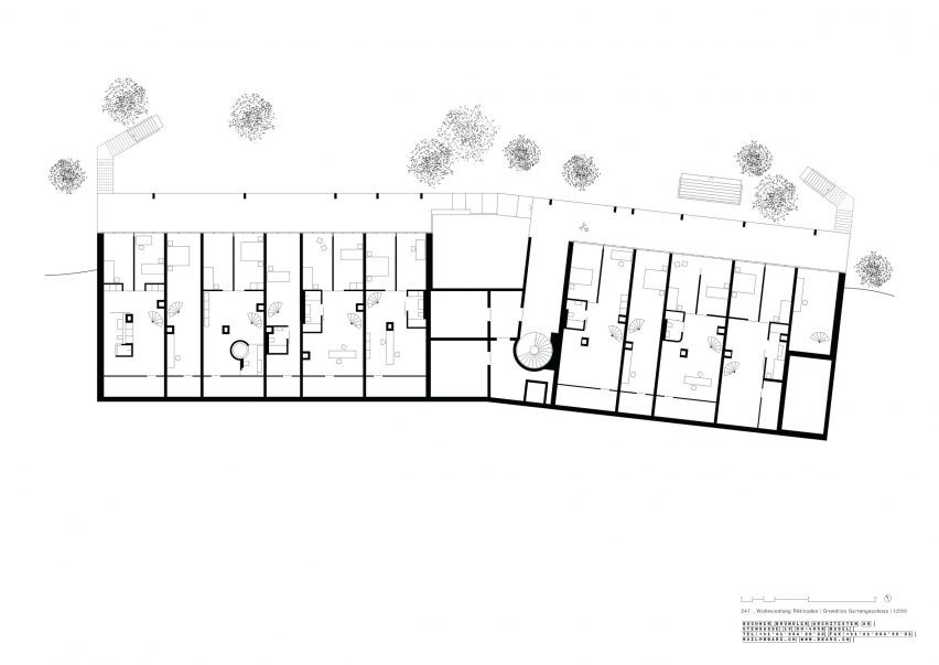 Plan of Rötiboden by Bruchner Bründler Architekten