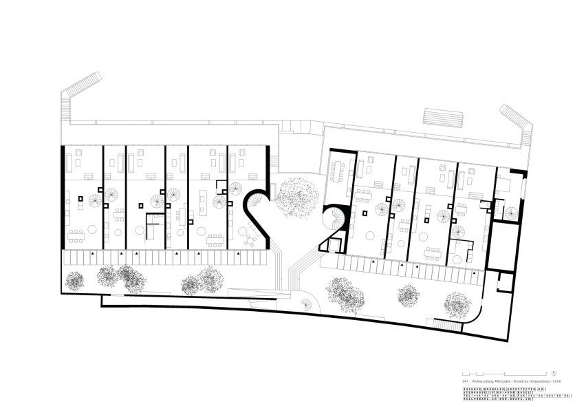 Plan of Rötiboden by Bruchner Bründler Architekten