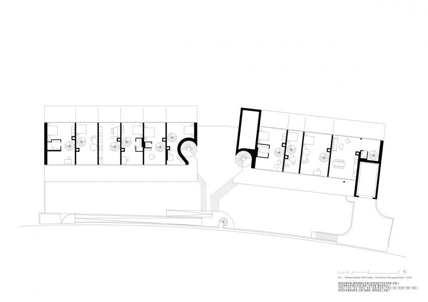 Plan of Rötiboden by Bruchner Bründler Architekten