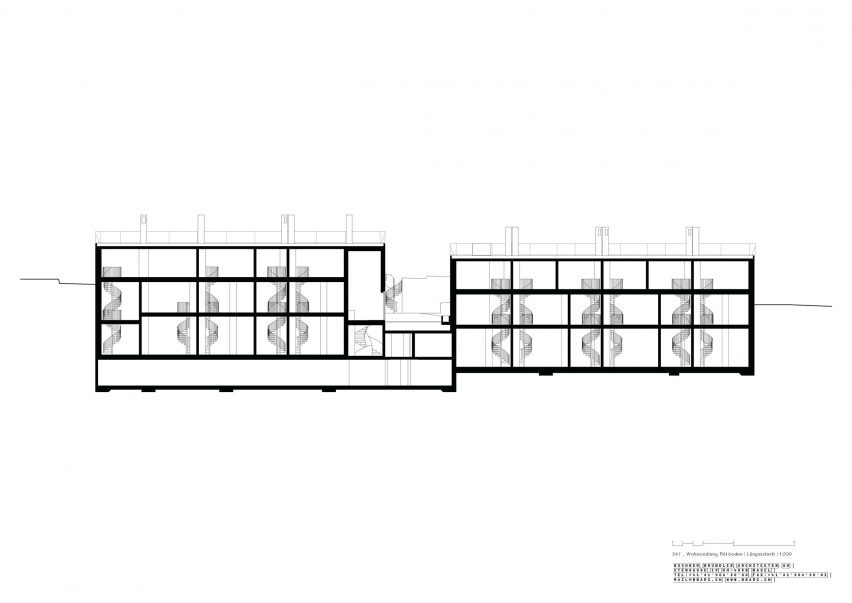 Section of Rötiboden by Bruchner Bründler Architekten