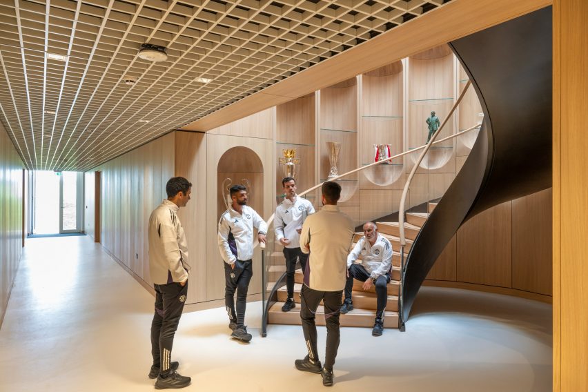Interior of Carrington Training Complex by Foster + Partners