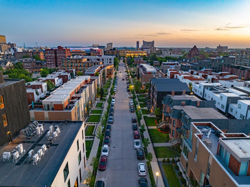 New neighborhood development in Detroit