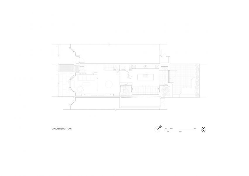 Ground floor plan of Sobremesa by Studio McW