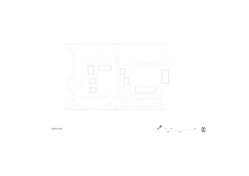 Roof plan of Sobremesa by Studio McW