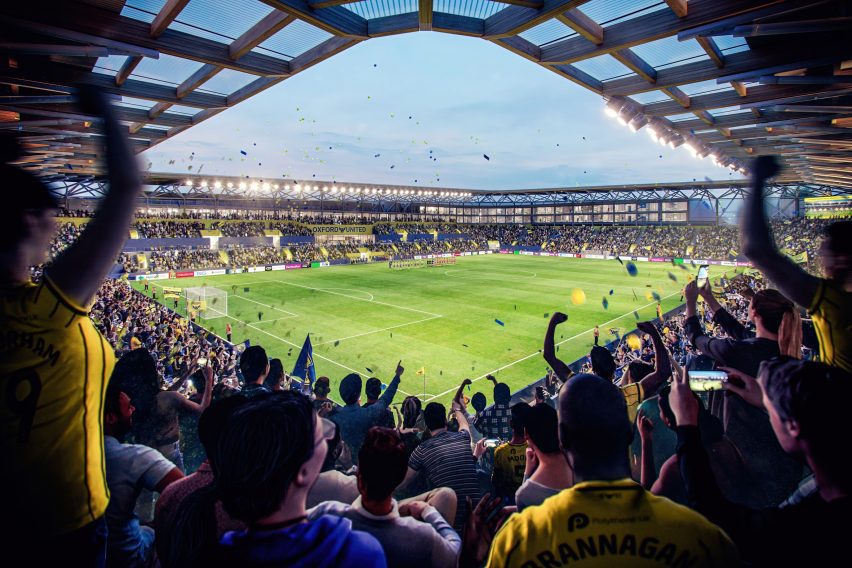 Oxford United Football Club stadium by Ridge and Partners and AFL Architects