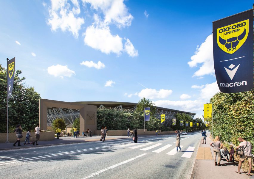Oxford United stadium by Ridge and Partners and AFL Architects