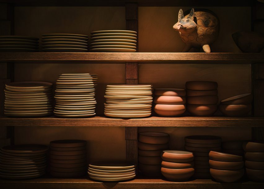 stacked serviceware