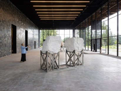 Interior view of Pavilion 13 events space in Ukraine