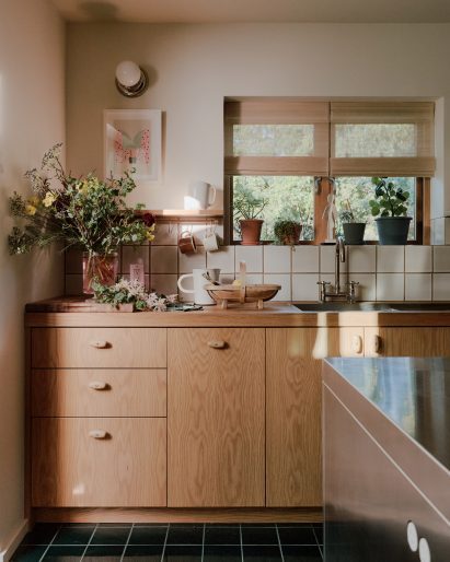 Tiled kitchen