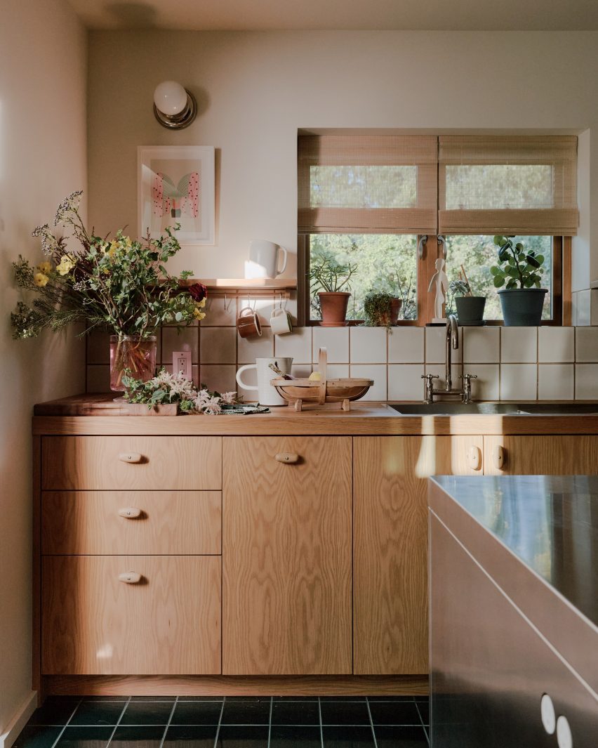 Tiled kitchen