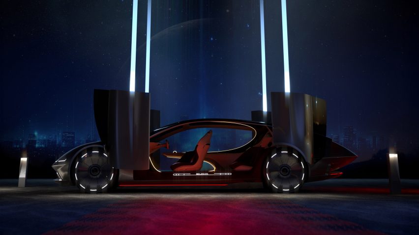 GM China reveals EV concept designed to evoke retro rocket ships