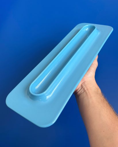 Turquoise elongated plate