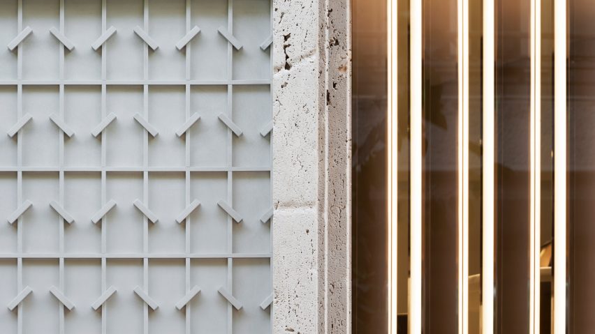 Facade of Nikos Koulis store in Athens by Bureau de Change