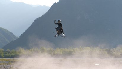 Airbike flying motorcycle by Volonaut