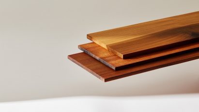 Three planks of Superwood by InventWood