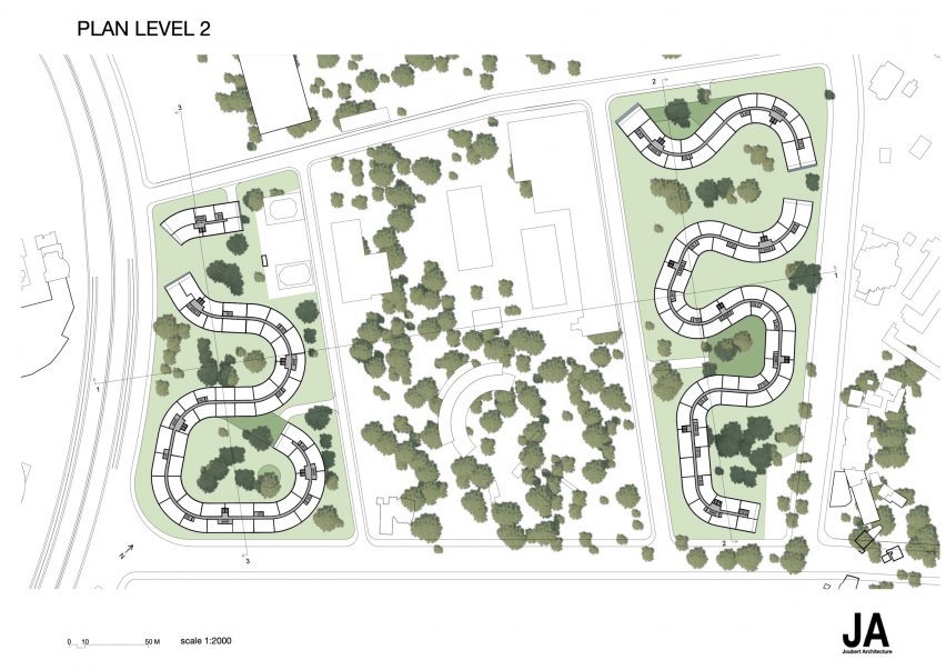 Plan of Lake Views by JA Joubert Architecture