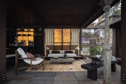Pavilion of Wa is a one-room hotel filled with Indonesian design