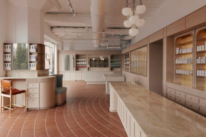 Retail space within a former factory