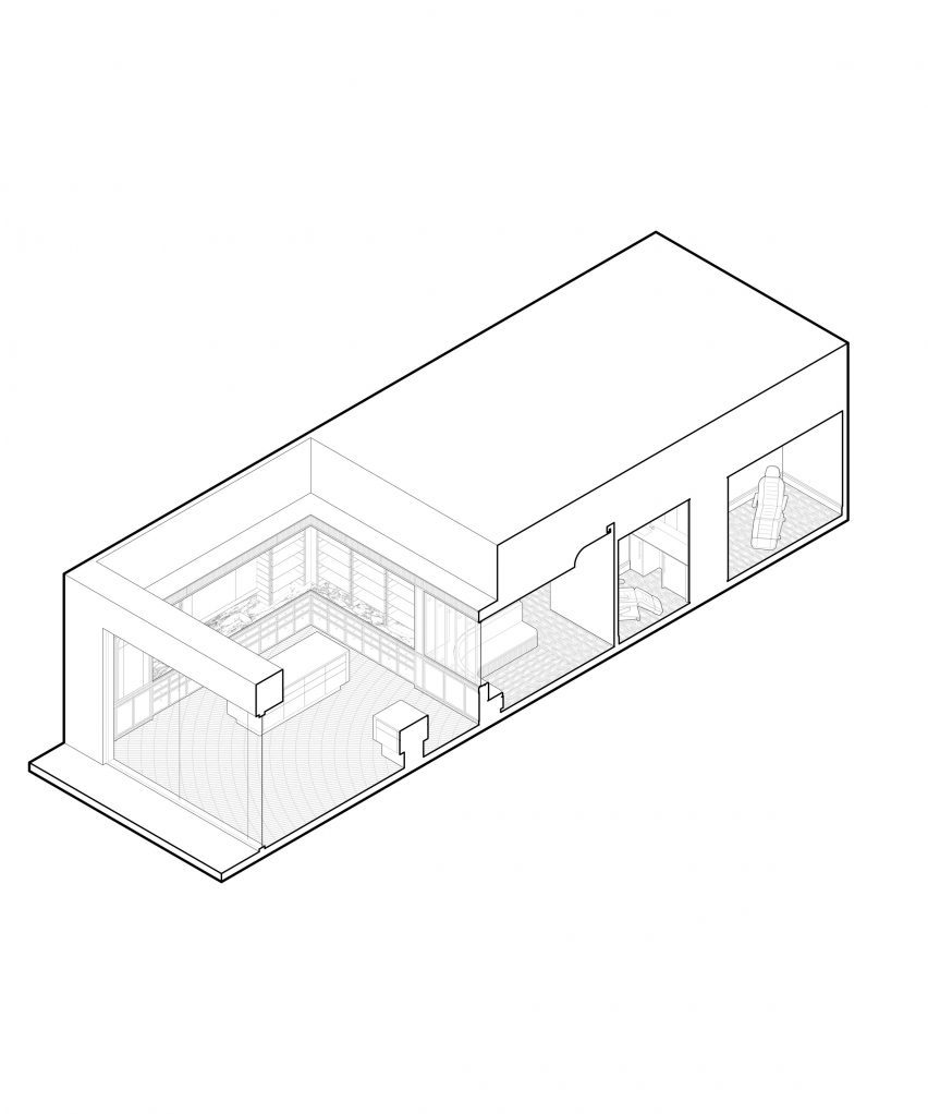 Living Beauty axonometric section