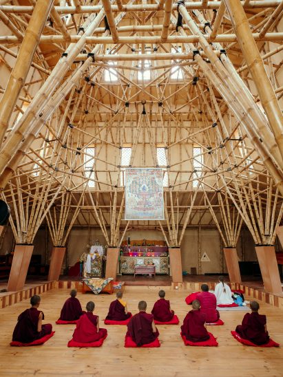 Bamboo Mahamudra Meditation Centre in Nepal by Abari