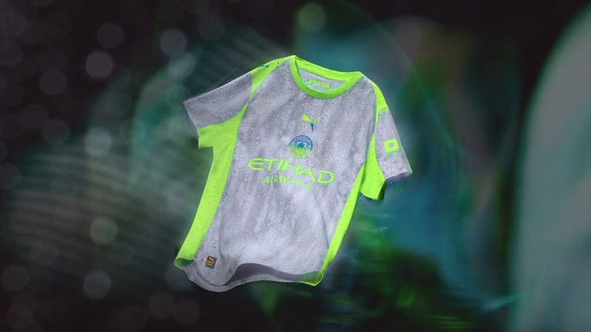 Manchester City unveils rain-covered kit