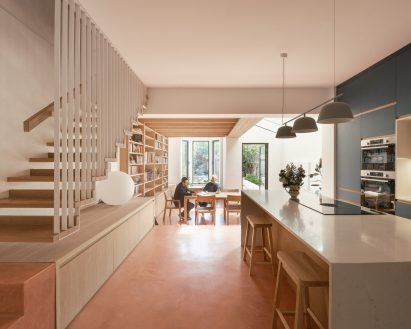 Kitchen interior at home renovation by Material Works