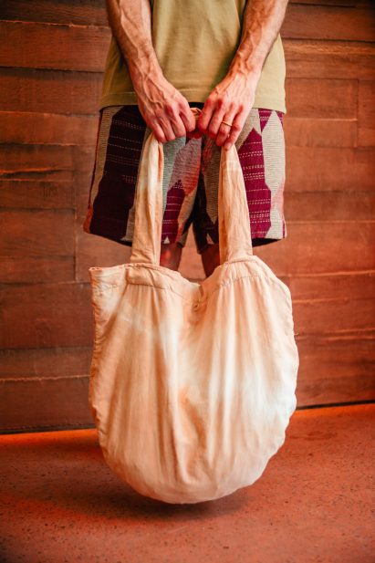 Recycled tote bag by Max Lamb