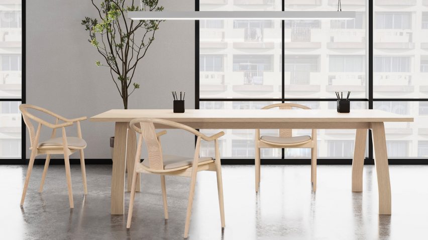 Miko armchair by Tsuguji Sasaki for Bendi Bangkok