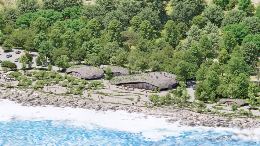 Nature Rocks visitor centre in Taiwan by MVRDV