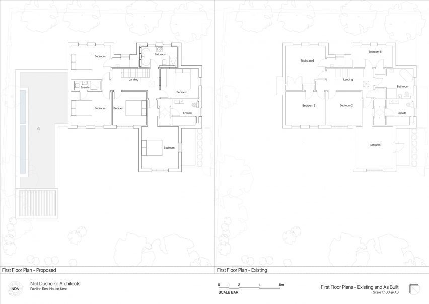 Plan of Pavilion Rest by Neil Dusheiko Architects