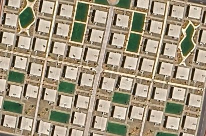 Housing blocks at The Line in Saudi Arabia