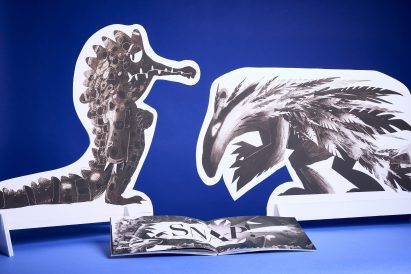a photograph of printed figures