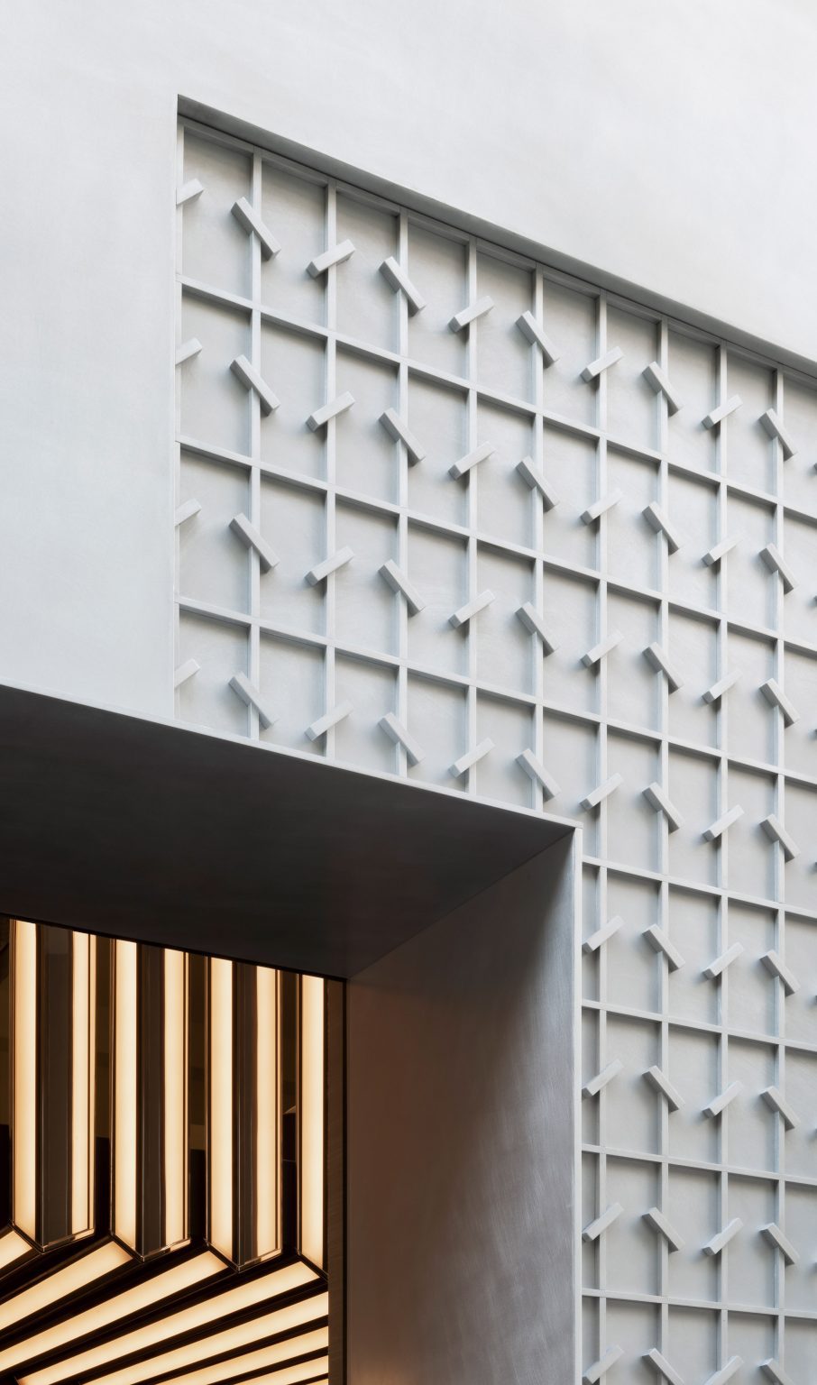 Aluminium facade details at Nikos Koulis store in Athens by Bureau de Change