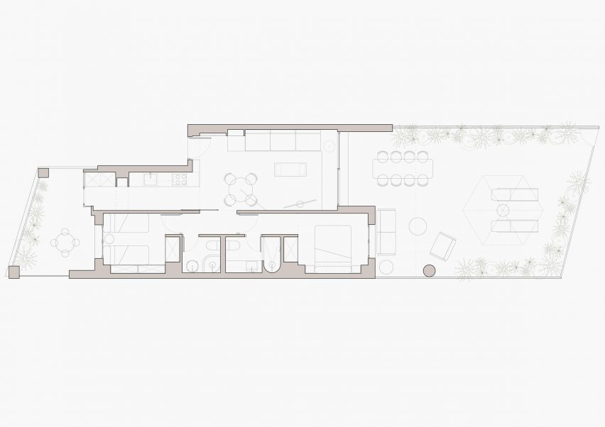 Plan of apartment