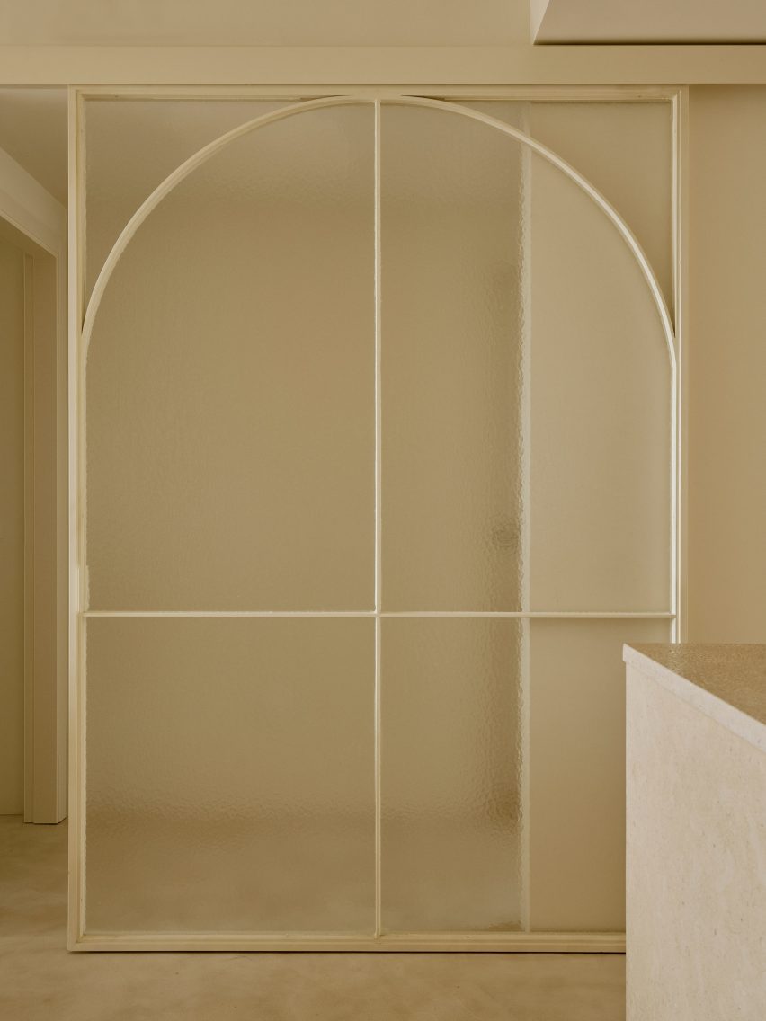 Sliding glass door