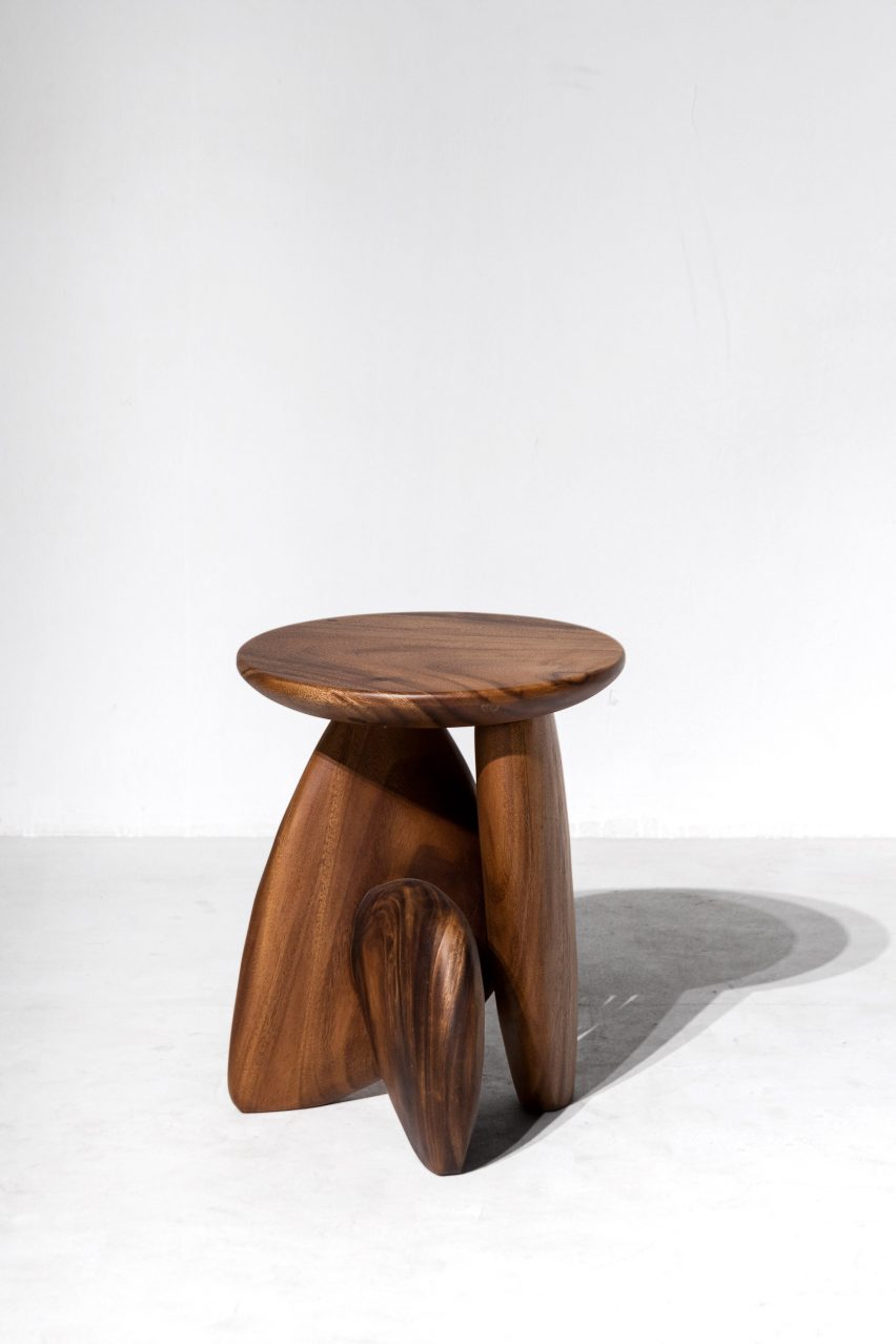 Pebble stool by Atelier2+ for Moonler