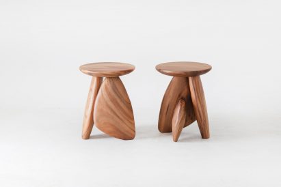 Pebble stool by Atelier2+ for Moonler